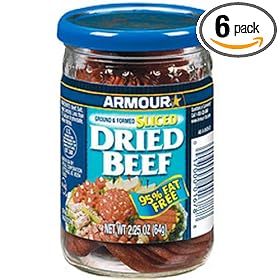 Armour Sliced Dried Beef in Jar, 4.5-Ounce (Pack of 6)