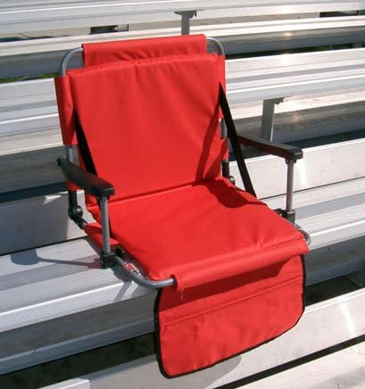 The Original "STADIUM MASTER" Portable Folding Cushioned Stadium Bench Seat!