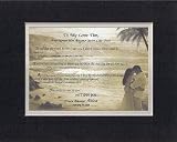 [Personalized Poem for Love & Marriage] To My Love [Tim], I Never Met Anyone Quite Like You . . .Poem on 11 x 14 inches Double Beveled Matting (Black On White)