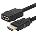 Cmple - HDMI Extension Cable 15 ft Male to Female HDMI Adapter Cord 4K@60Hz 2150p 1080p 3D Audio/Video Extender Compatible with Laptop, Gaming PC, HDTV
