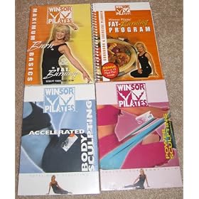 Winsor Pilates Total Collection: 3 DVDs and Full Color Cookbook-exercise Planner: 1) Maximum Burn Basics and Fat Burning, 2) Accelerated Body Sculpting, 3) Power Sculpting