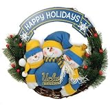UCLA Bruins Wreath 3 Snowmen 20