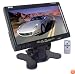 PYLE PLHR77 7'' Wide Screen TFT LCD Video Monitor w/Headrest Shroud and Universal Stand