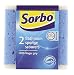 PACK 2 BATHROOM SPONGE SCOURERS