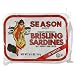 Season Brisling Sardines in Water, 3.75-Ounce Tins (Pack of 6)