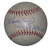 Chicago Cubs Autograph Alfonso Soriano Game Used Baseball 200th HR game, from 8-13-06. MLB Authenticated