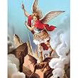 Carded 8"x10" Prints for Framing - Saint Michael Archangel - Linen Paper - 7 and 4 Color Process Printing