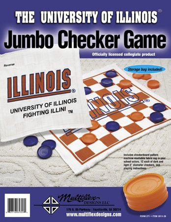 Jumbo Checker Rug Game Illinois Fighting Illini 51liDjKckYL Jumbo Checker Rug Game Illinois Fighting Illini