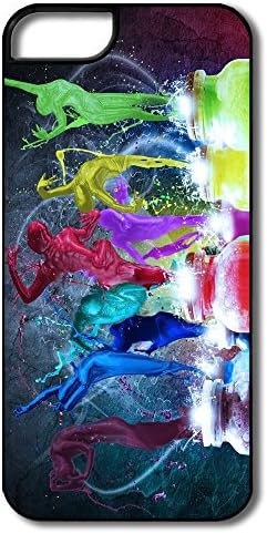 Colourful Paint Bottles Durable Plastic Case For IPhone 5/5s