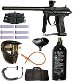 09 Spyder PILOT Paintball Marker Gun SNIPER Set - Black