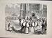 1883 PROCESSION CONDUCTING ARCHBISHOP CANTERBURY PRINT Image