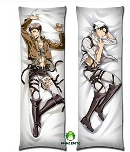 Drunk love Anime Dakimakura Hugging Pillow Case Jr010 Attack On Titan Levi Rivaille Jean Kirstein