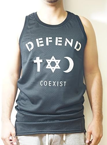 Defend Paris Men's Mesh Tank Black SS1505