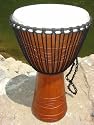 16"X9" Tribal Wave Djembe Hand Drum