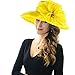 Acecharming Women Organza Kentucky Derby Fascinator Lady Cocktail Tea Party Church Wedding Bridal Flower Hat