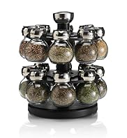 16 Bulb Glass Spice Rack