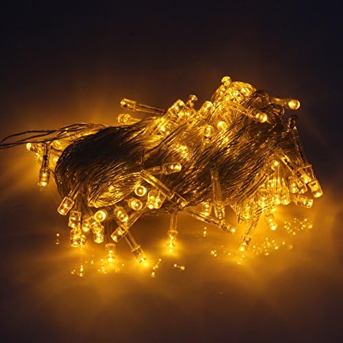 Miyole 10m 100 Leds Waterproof String Fairy Light Yellow For Christmas Wedding Decoraton