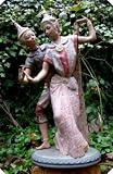 Lladro Gres Thai Couple Thai Dancers 2058 21inch Figurine
