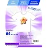 20 Blatt DIN A4 Textilfolie - T-shirt Folie f�r wei�e und helle Textilien