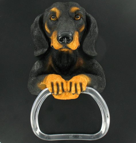Dachshund Dog Towel Ring Holder Bathroom Kitchen
