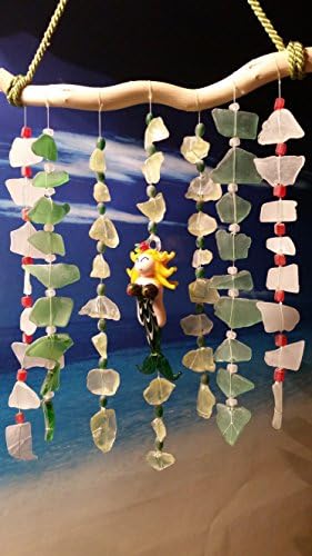 Sea Glass wind chime sun catcher mobile