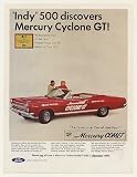 1966 Mercury Comet Cyclone GT Convertible Pace Car Print Ad (47659)
