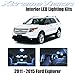 XtremeVision Ford Explorer 2011-2015 (6 Pieces) Cool White Premium Interior LED Kit Package + Installation Tool