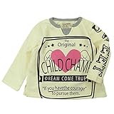 【H28年春物】 CHILD CHAMP(チャイルド チャンプ) ガーゼ裏毛ハートロゴトレーナー 80cm/IV NO.C-86161105