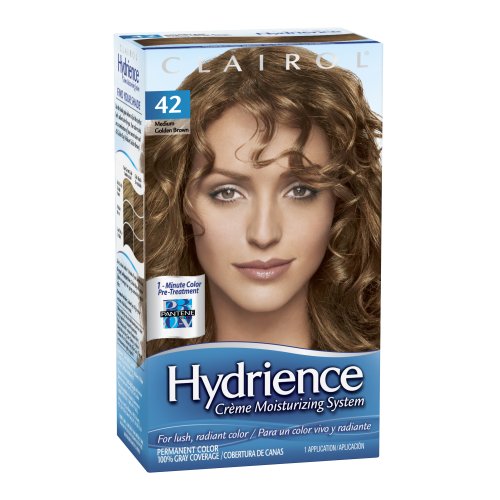 Clairol Hydrience Color, 042 Golden Bay, Medium Golden Brown  (Pack of 3) On Sale