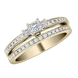 Three Stone Wedding / Bridal Sets
