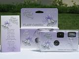 10 Pack Lovely Bell Wedding Party Disposable Cameras with Gift Box and Matching Tents, 27 Exp.