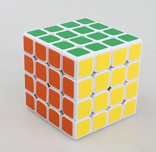 Haicheng Electronics (Tm) Zhisheng QiLinKing YUXIN 4*4*4 Sticker White Base Magic Cube Speed Puzzle Twist Toy Cube Educational Puzzle Toy Gift