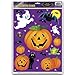 Halloween Static Cling Window Decorations - 4 Large Sheet Sets