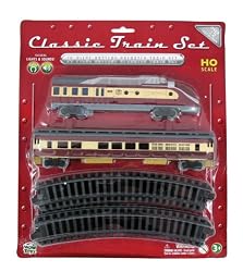 WowToyz Classic Train Set - Diesel Engine with Passenger Car