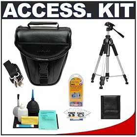 Vanguard Wave 16Z Holster SLR Case with Deluxe 6 Piece Cleaning Kit + Deluxe Photo Video Travel... by Vanguard