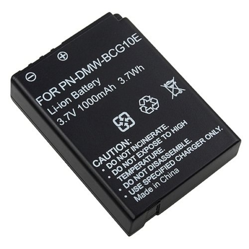 Panasonic DMW-BCG10 Decoded Replacement Battery for Panasonic LUMIX DMC-ZR1 / DMC-ZS1 / DMC-ZS3 / TZ6 / TZ7 Digital Camera