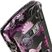 Premium Hard Designer Crystal Snap-on Case for LG enV Touch Voyager II VX11000 - Cool Pink Butterfly Design