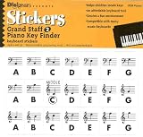 Grand Staff 2 - Piano Keyboard Stickers - Label Decal