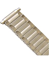 Watch Band Expansion Metal Stretch Silver-Tone Replacement fits 17mm to 22mm