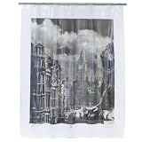 Shower Curtain London - Black\ White (72x72") Shower Curtain London - Black\ White (72x72")