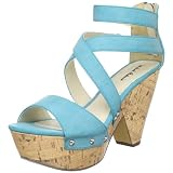 Michael Antonio Womens Globe Wedge Sandal