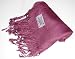 Pashmina Scarf Shawl Wrap Throw Plum Purple