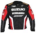 Joe Rocket Suzuki Replica Supersport Mens Motorcycle Jacket Black/Red/White Large