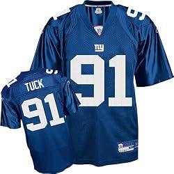 Reebok New York Giants Justin Tuck Replica Jersey