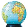 Ravensburger Puzzle Ball Globe + Booklet; 240 pieces