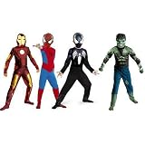 Marvel Heroes Costumes 4-Pack (5-7 Years)