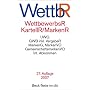 Wettbewerbsrecht und Kartellrecht (WettbR): Gesetz gegen den unlauteren Wettbewerb, Zugabeverordnung, Rabattgesetz mit Durchf�hrungsverordnung, Preisangabenverordnung, ... GWO inkl. VergabeR, EG-Karte
