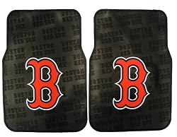 Boston Red Sox - NEW B LOGO - MLB Front Rubber Car Truck SUV Floor Mats