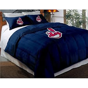 Cleveland Indians Comforter Set, Twin Full by