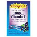 Emergen-C Immune Defense Drink Mix, 0.3 oz, Acai Berry Flavor, 50/Pack